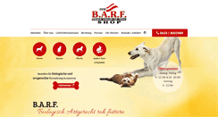 Desktop Screenshot of barf-shop.at